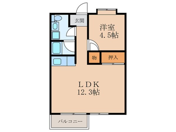 Moon中原東の物件間取画像